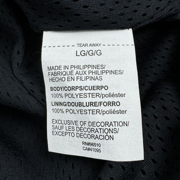 Under Armour Project Rock Men's Black Pullover Windbreaker Anorak Jacket Large - Picture 16 of 16